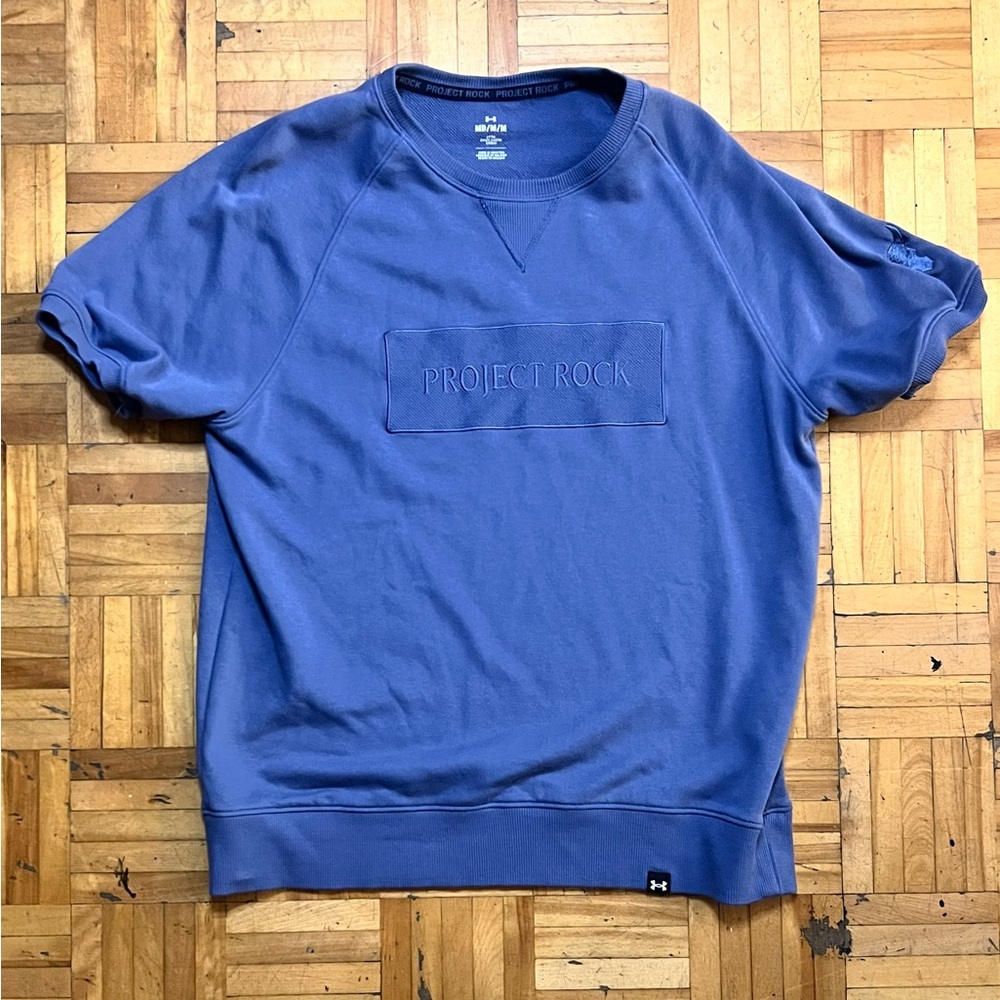 Under Armour Project Rock Navy Crewneck